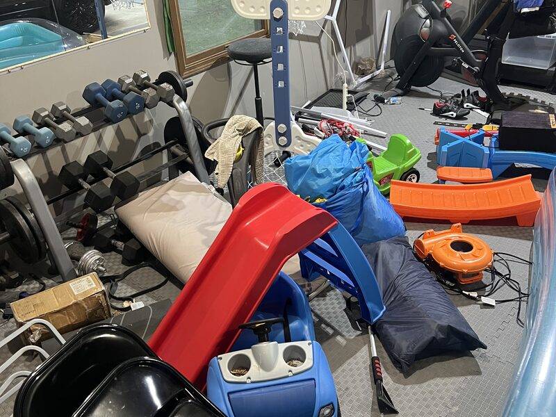 Garage before